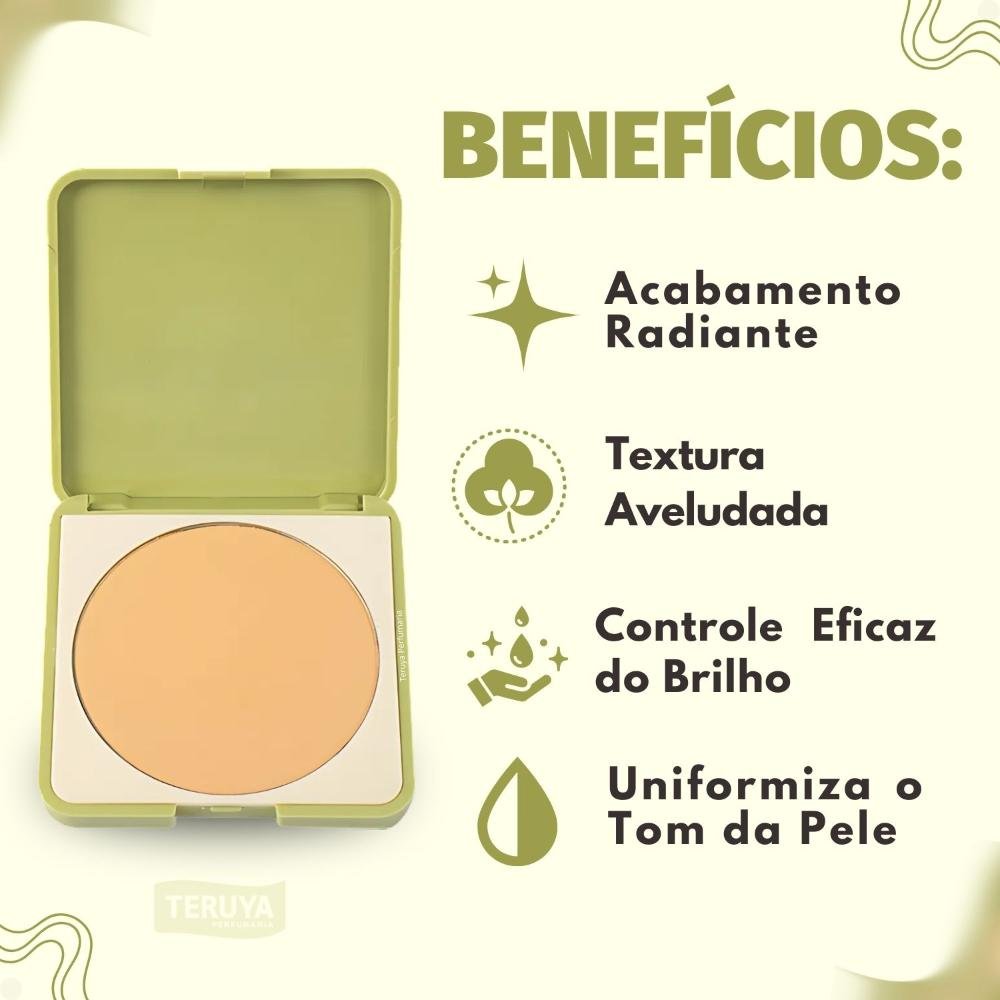 Pó Compacto Ruby Rose Silk Skin Soft Finish Sunshine HB-T1400-4 ÚNICO 2