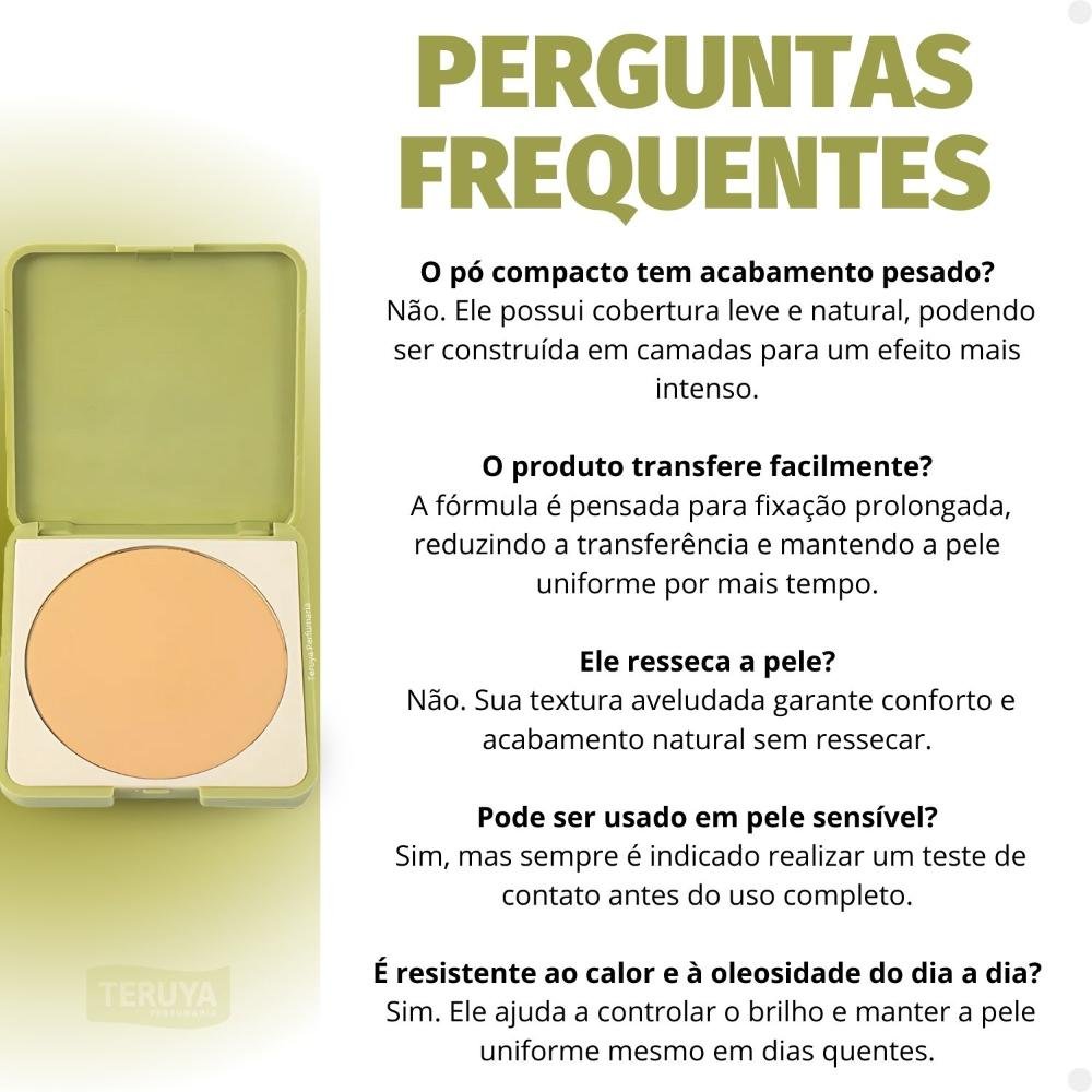 Pó Compacto Ruby Rose Silk Skin Soft Finish Sunshine HB-T1400-4 ÚNICO 6