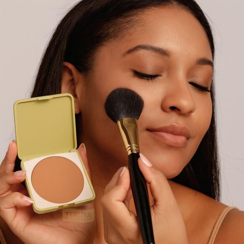 Pó Compacto Ruby Rose Silk Skin Soft Finish Medium 01 HB-T1400-6 ÚNICO 4