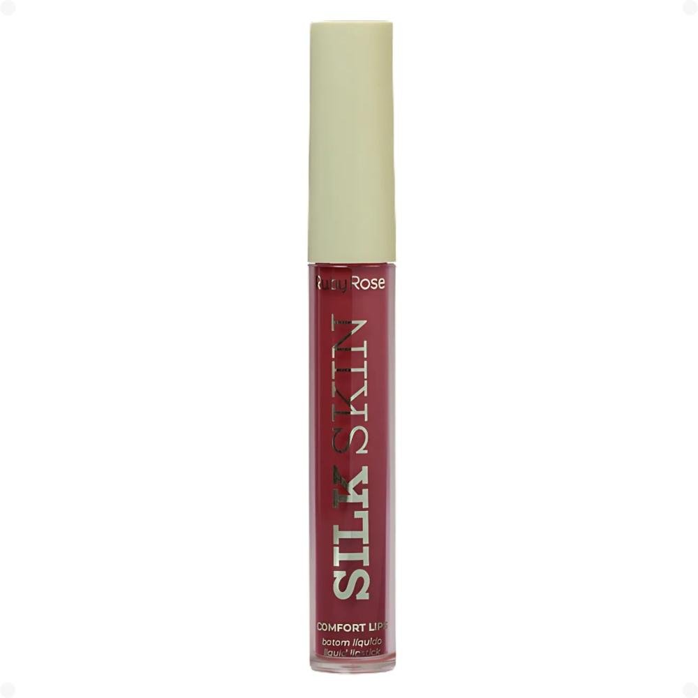 Batom Líquido Ruby Rose Silk Skin Comfort Lips SL12 HB-L6201-12