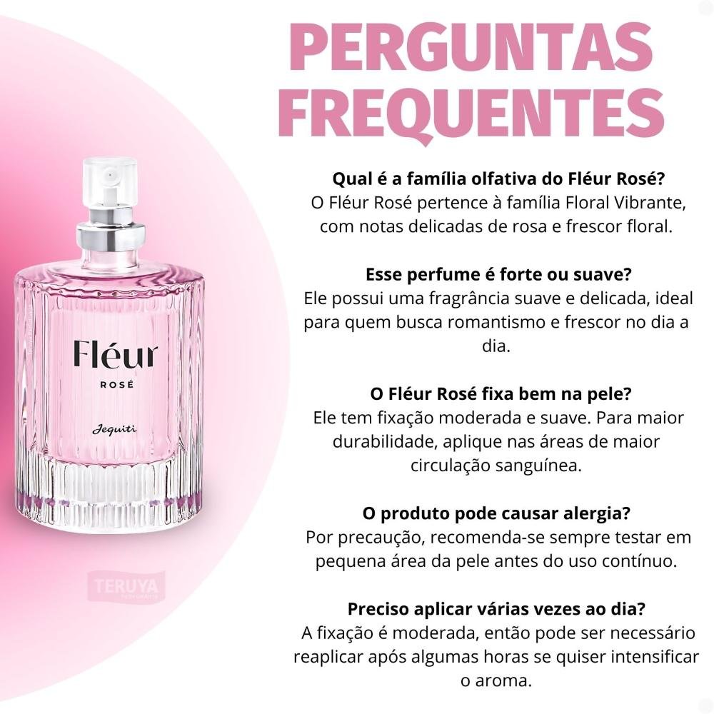 Desodorante Colônia Feminina Jequiti Fléur Rosé 25ml 25ml 8