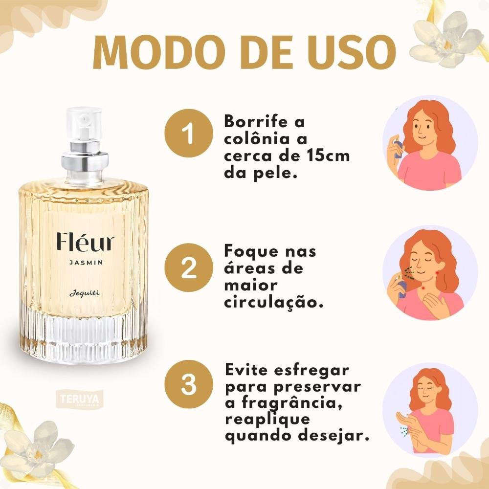 Desodorante Colônia Feminina Jequiti Fléur Jasmin 25ml 25ml 7
