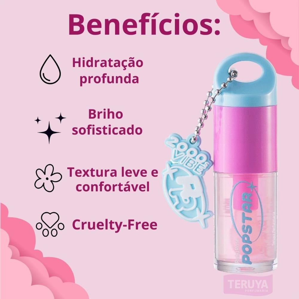 Lip Oil Ruby Rose Popstar Gimme Bling Plush HB-L6507-2 ÚNICO 2