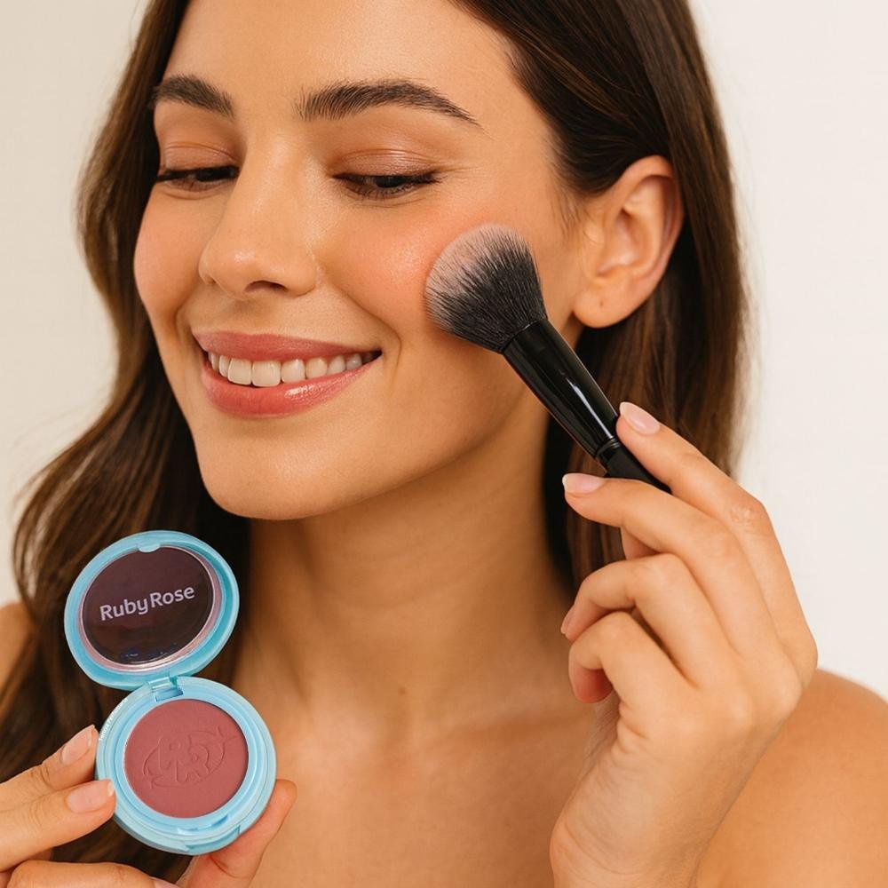 Blush Compacto Ruby Rose Popstar Play Back Secrets HB-M08-1 ÚNICO 6