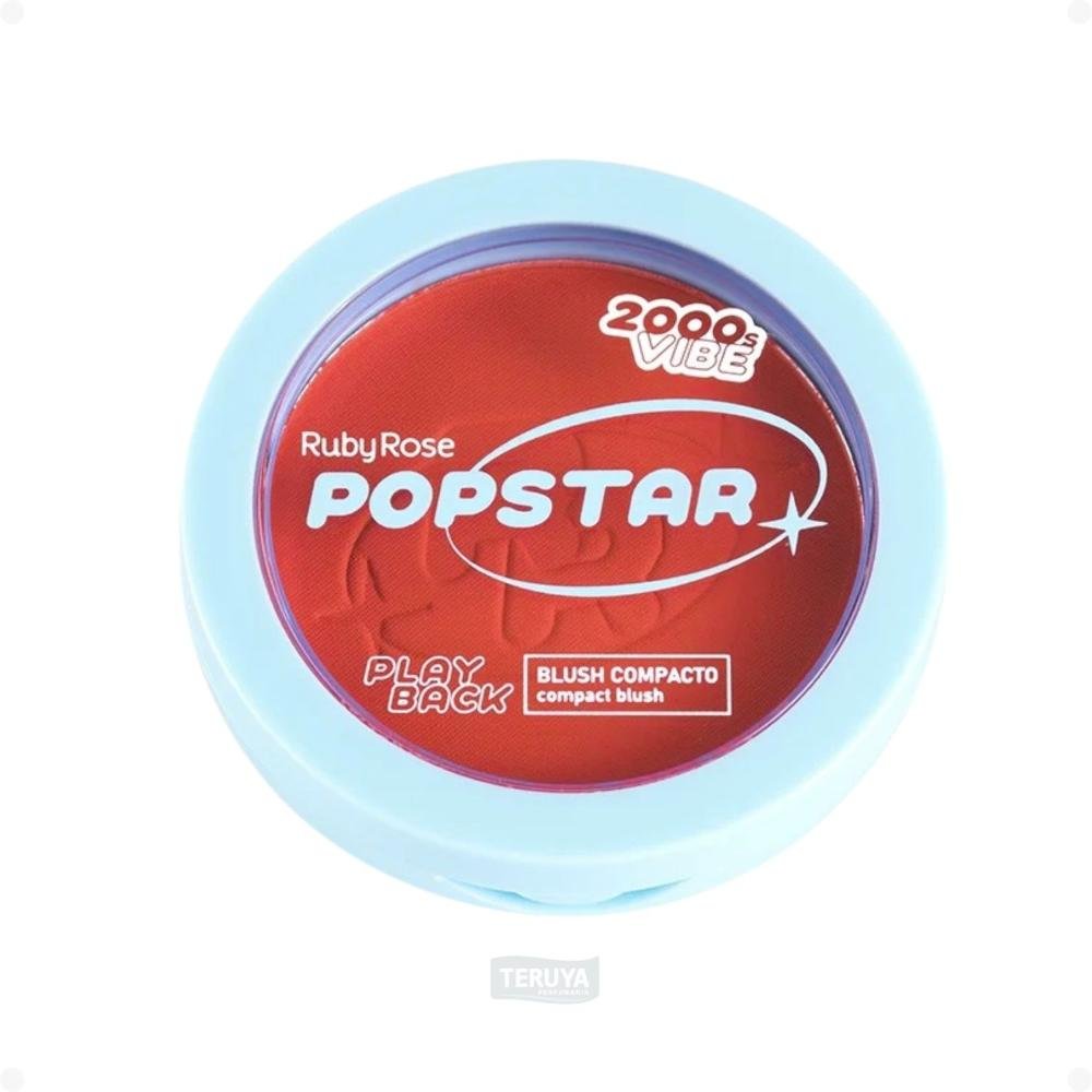 Blush Compacto Ruby Rose Popstar Play Back Smash HB-M08-5 ÚNICO 3