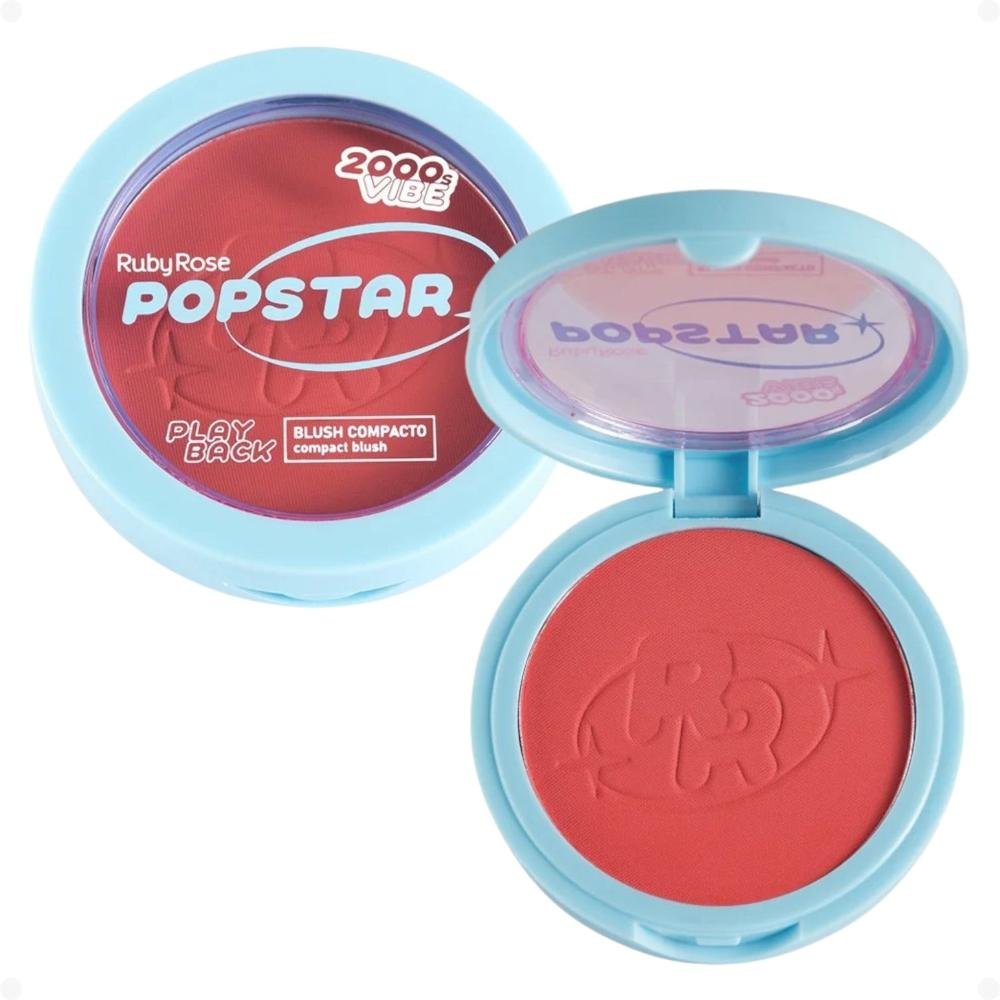 Blush Compacto Ruby Rose Popstar Play Back Diva HB-M08-2