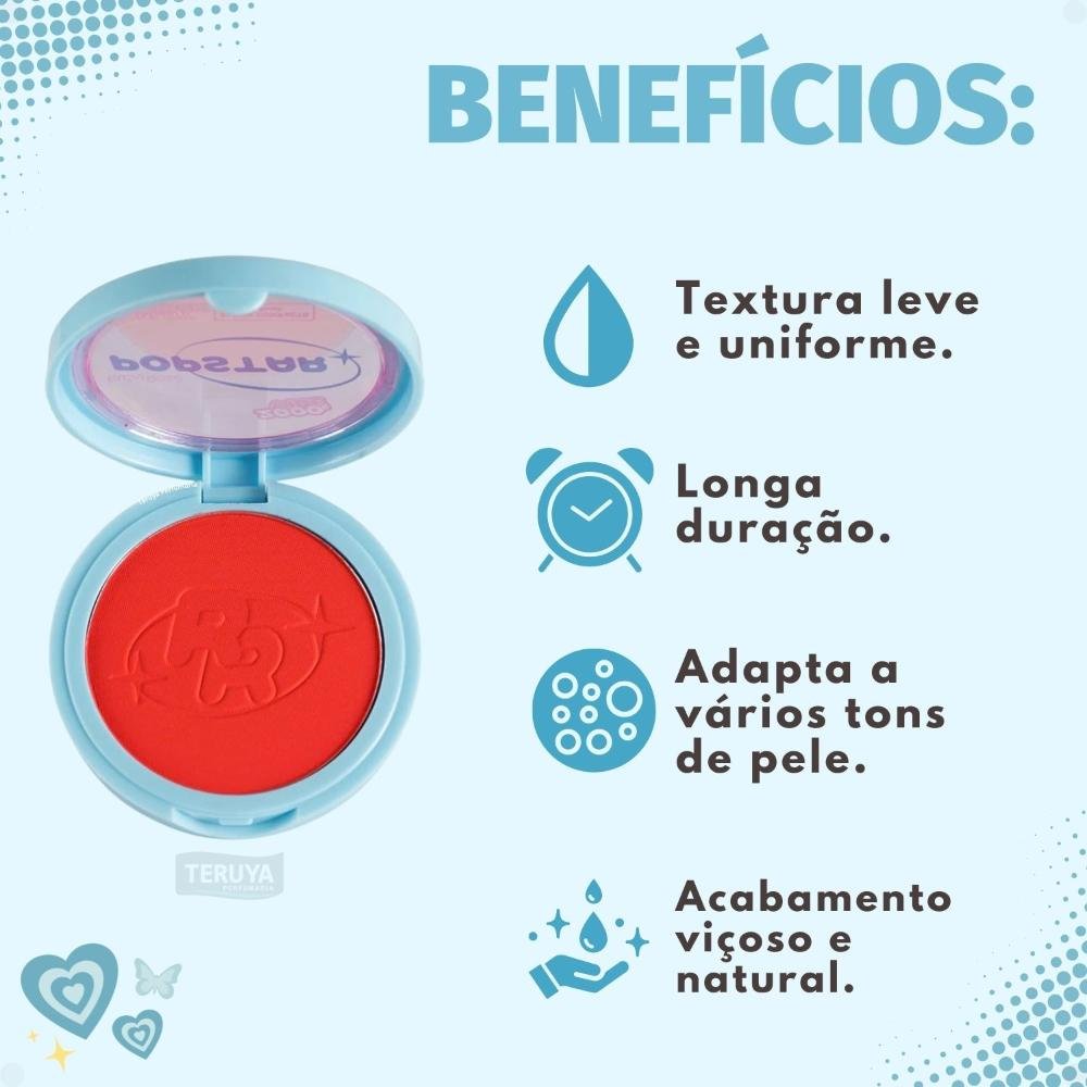Blush Compacto Ruby Rose Popstar Play Back Friday HB-M08-6 ÚNICO 2