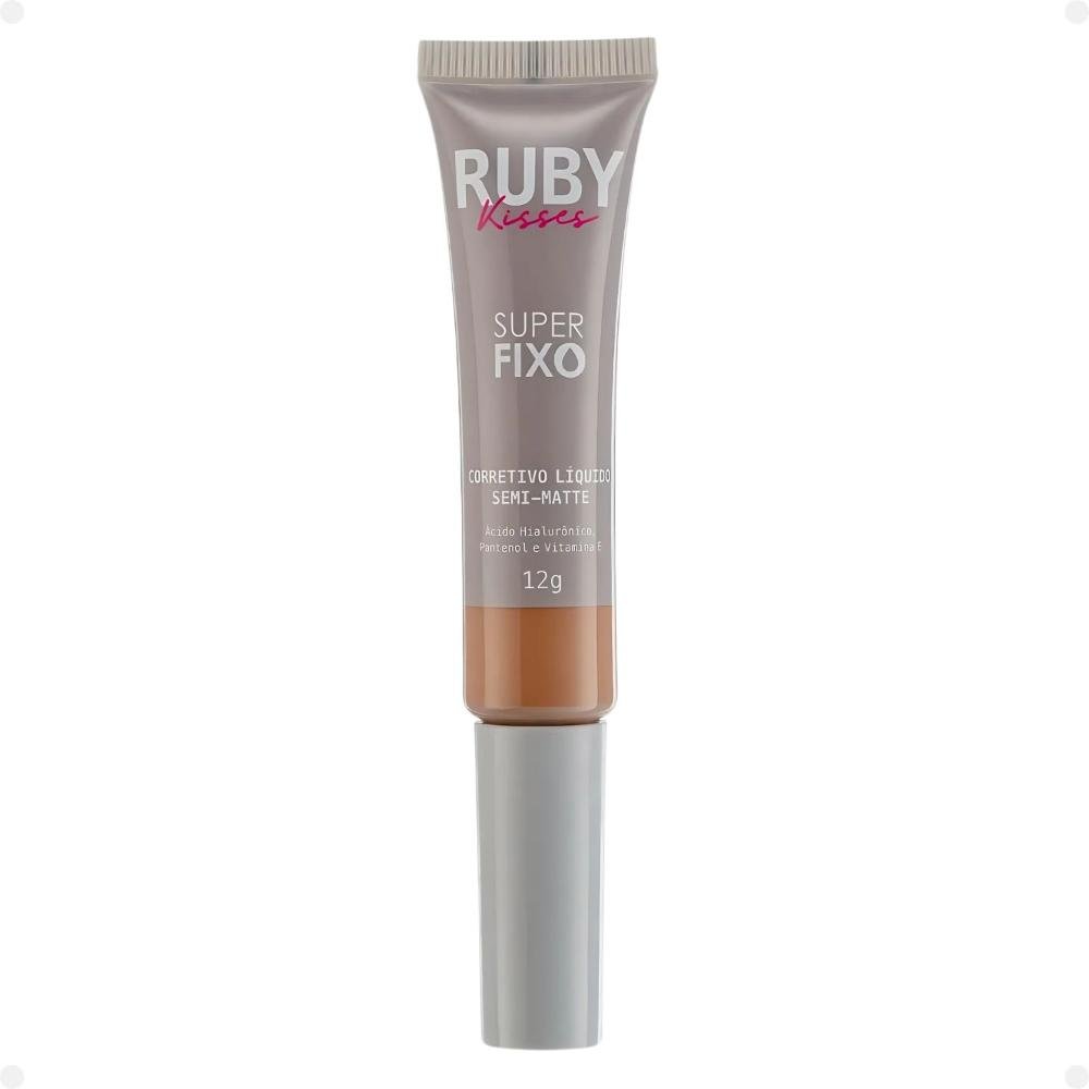 Corretivo Líquido Semi-Matte Ruby Kisses Super Fixo cor 38 12g 12g 3