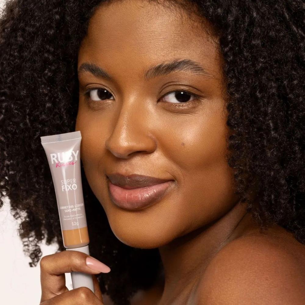Corretivo Líquido Semi-Matte Ruby Kisses Super Fixo cor 36 12g 12g 5