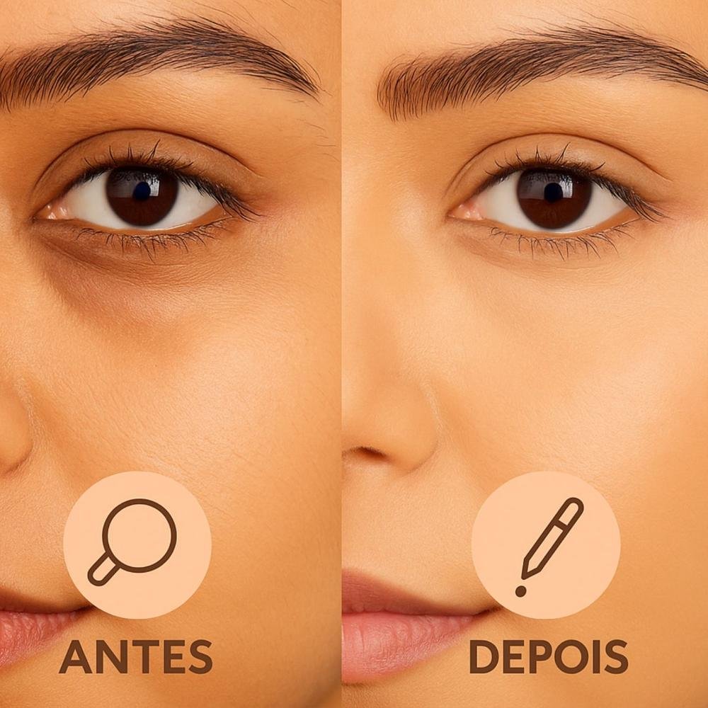 Corretivo Líquido Semi-Matte Ruby Kisses Super Fixo cor 25 12g 12g 4