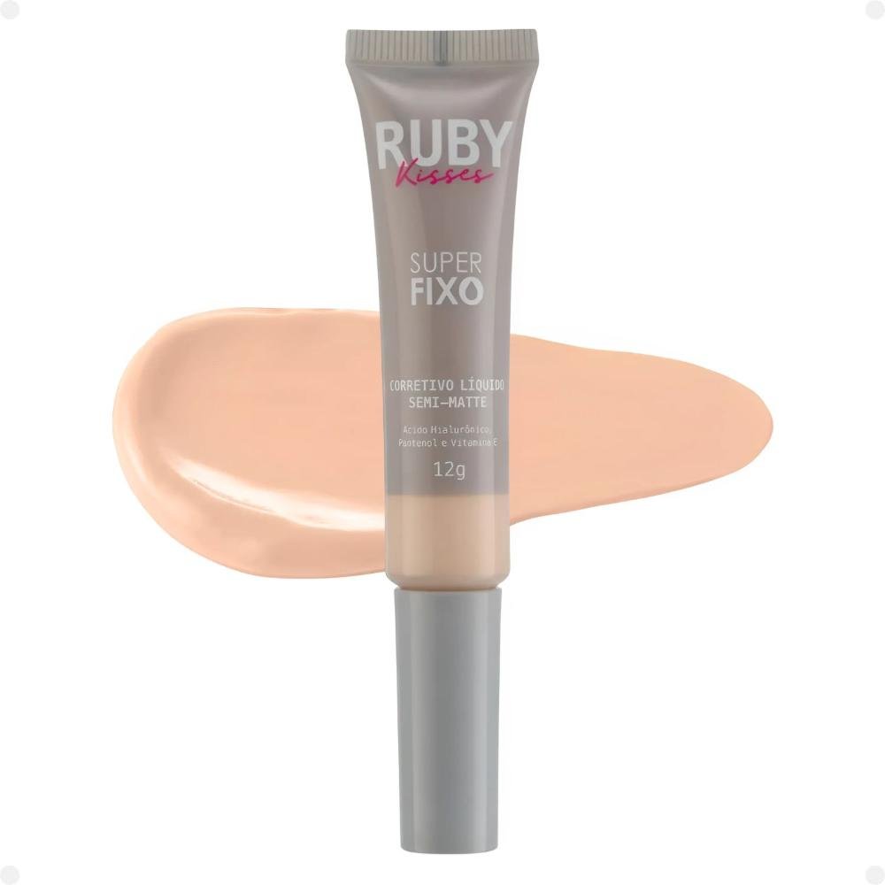 Corretivo Líquido Semi-Matte Ruby Kisses Super Fixo cor 10 12g