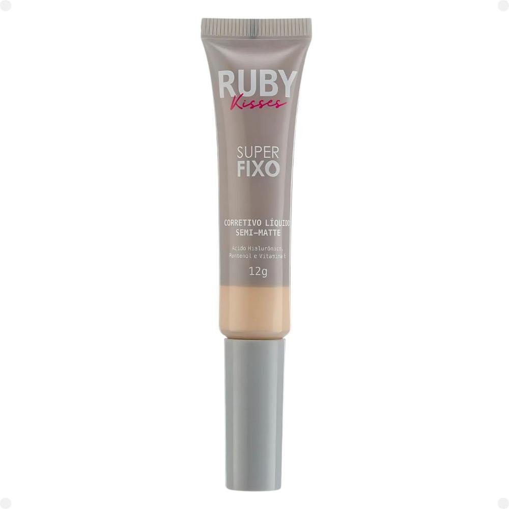 Corretivo Líquido Semi-Matte Ruby Kisses Super Fixo cor 15 12g 12g 3