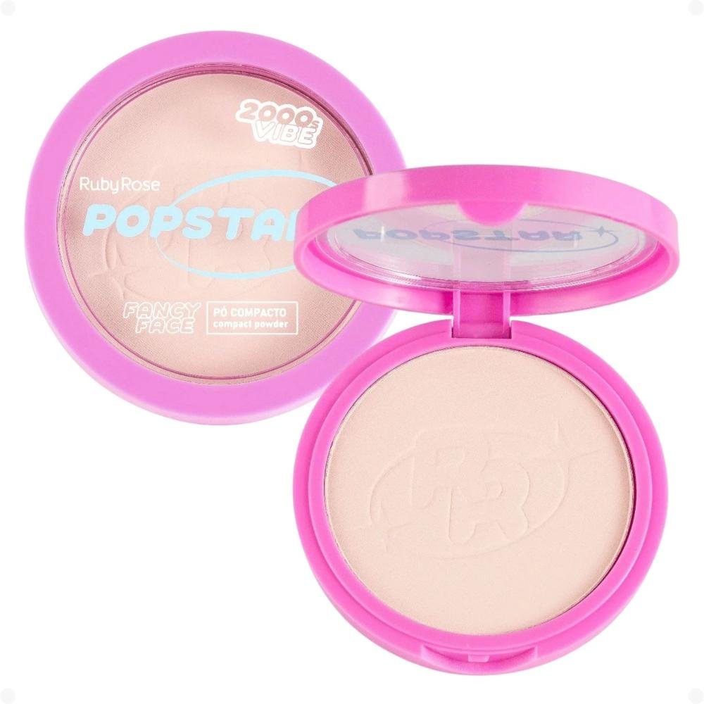 Pó Compacto Ruby Rose Popstar Fancy Face P10 HB-M406-1