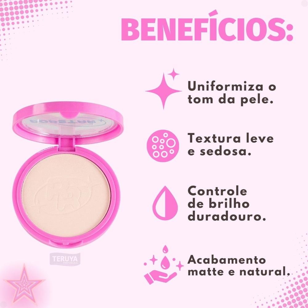 Pó Compacto Ruby Rose Popstar Fancy Face P10 HB-M406-1 ÚNICO 2