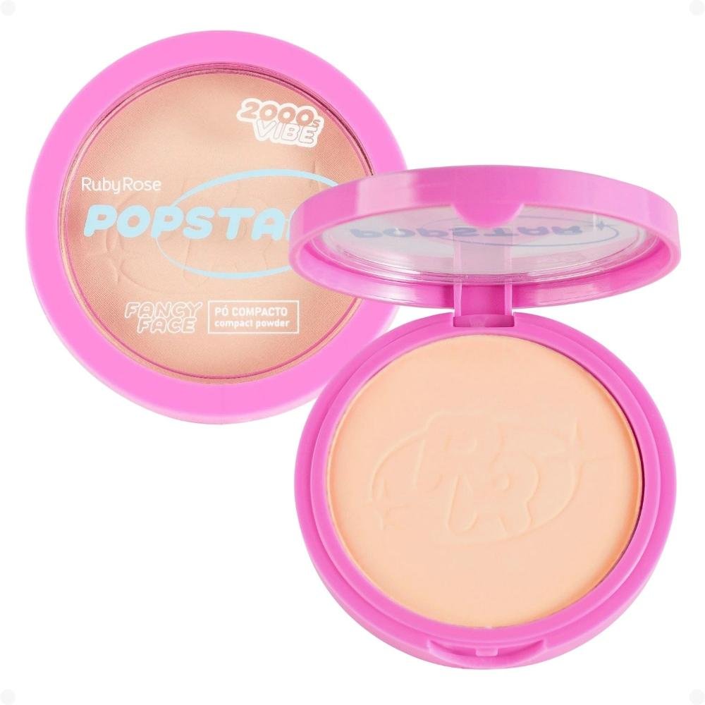 Pó Compacto Ruby Rose Popstar Fancy Face P20 HB-M406-2