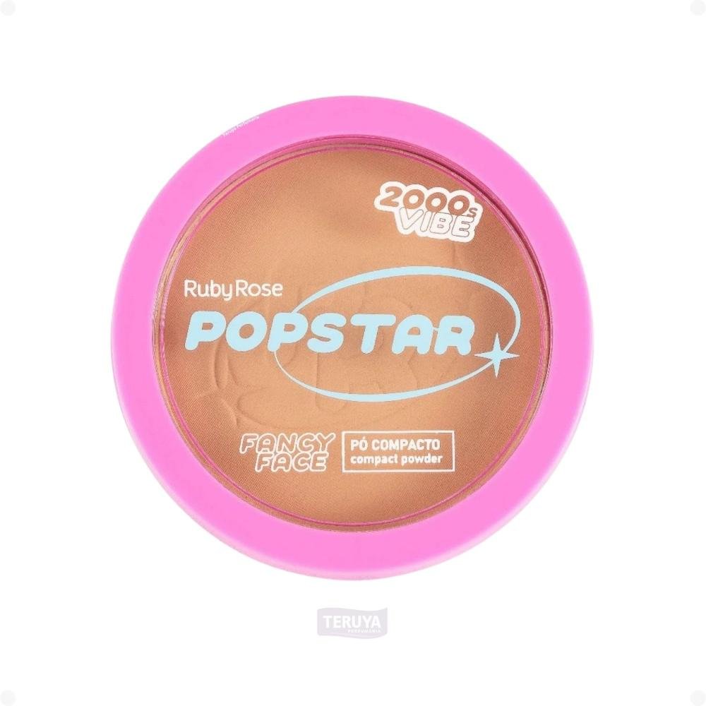 Pó Compacto Ruby Rose Popstar Fancy Face P40 HB-M406-4 ÚNICO 3