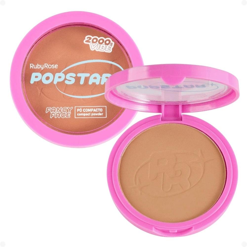 Pó Compacto Ruby Rose Popstar Fancy Face P50 HB-M406-5