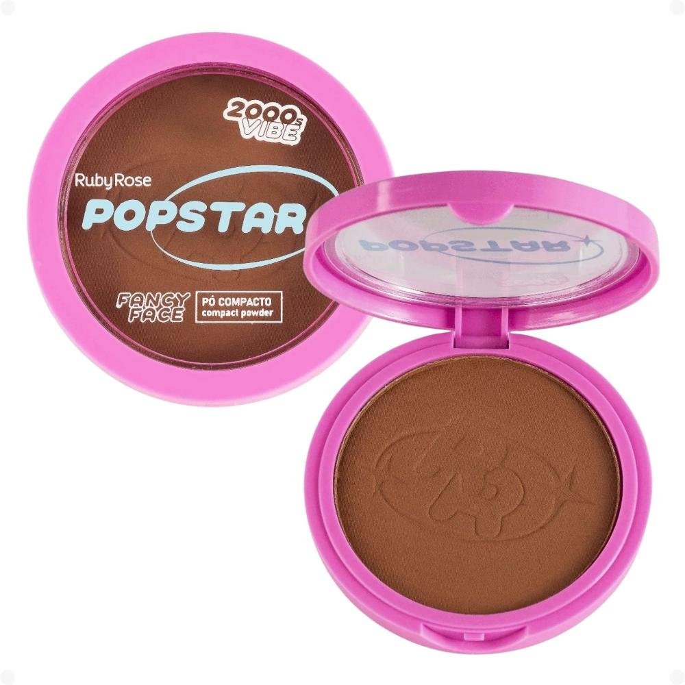 Pó Compacto Ruby Rose Popstar Fancy Face P70 HB-M406-7