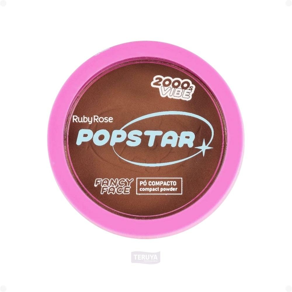 Pó Compacto Ruby Rose Popstar Fancy Face P70 HB-M406-7 ÚNICO 3