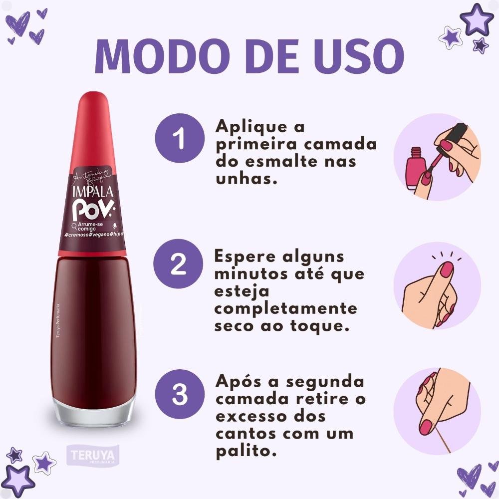 Esmalte Cremoso Impala Pov Arrume-se Comigo ÚNICO 6