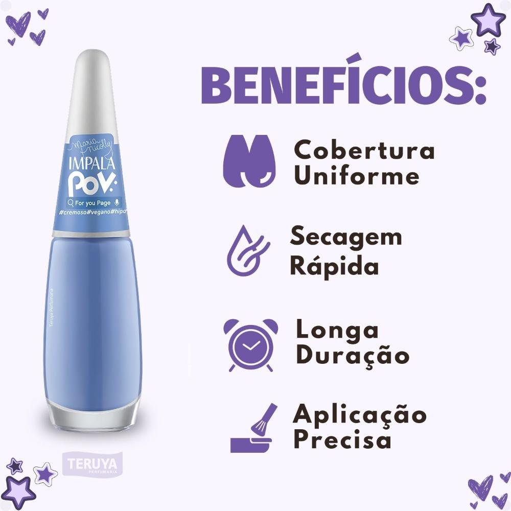 Esmalte Cremoso Impala Pov For You Page ÚNICO 2