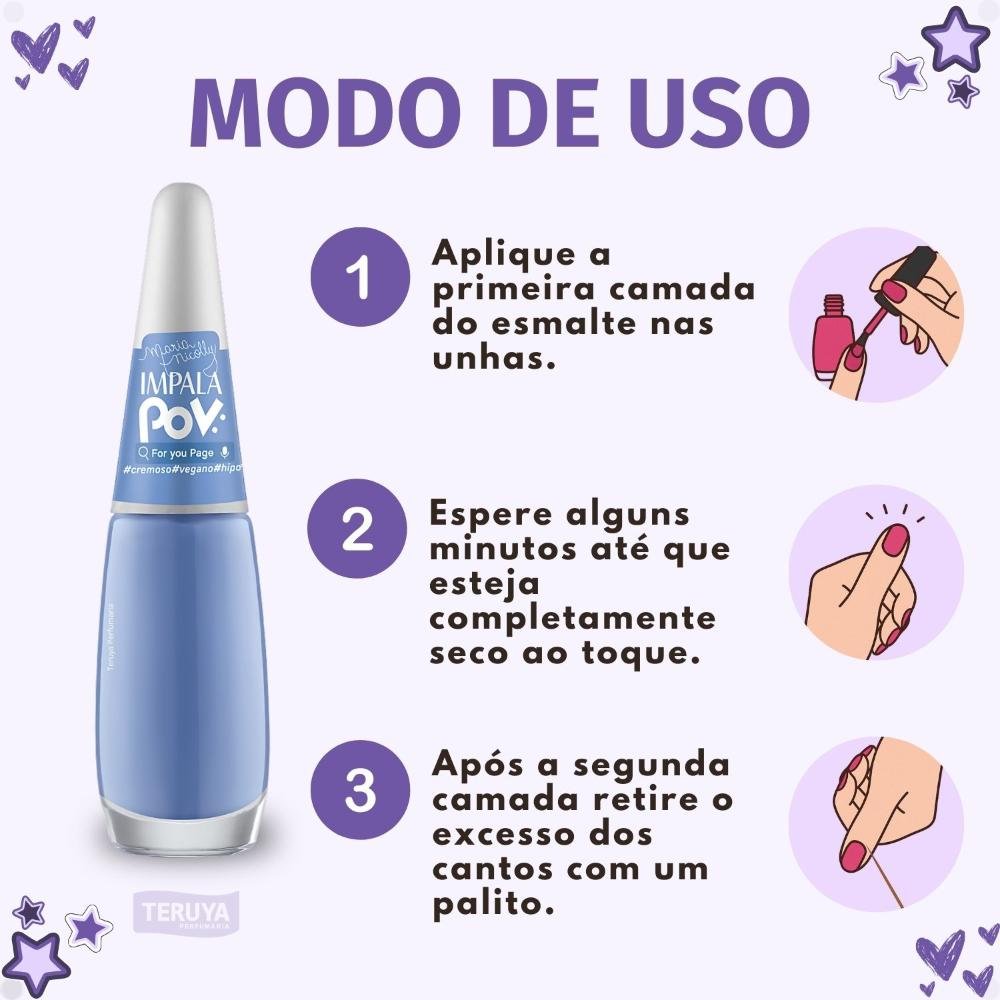 Esmalte Cremoso Impala Pov For You Page ÚNICO 6