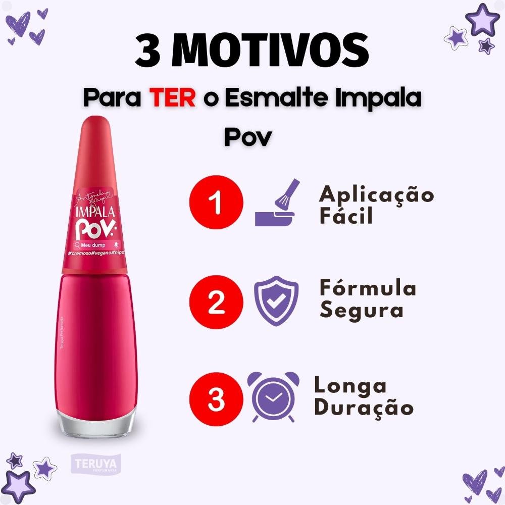 Esmalte Cremoso Impala Pov Meu Dump ÚNICO 4