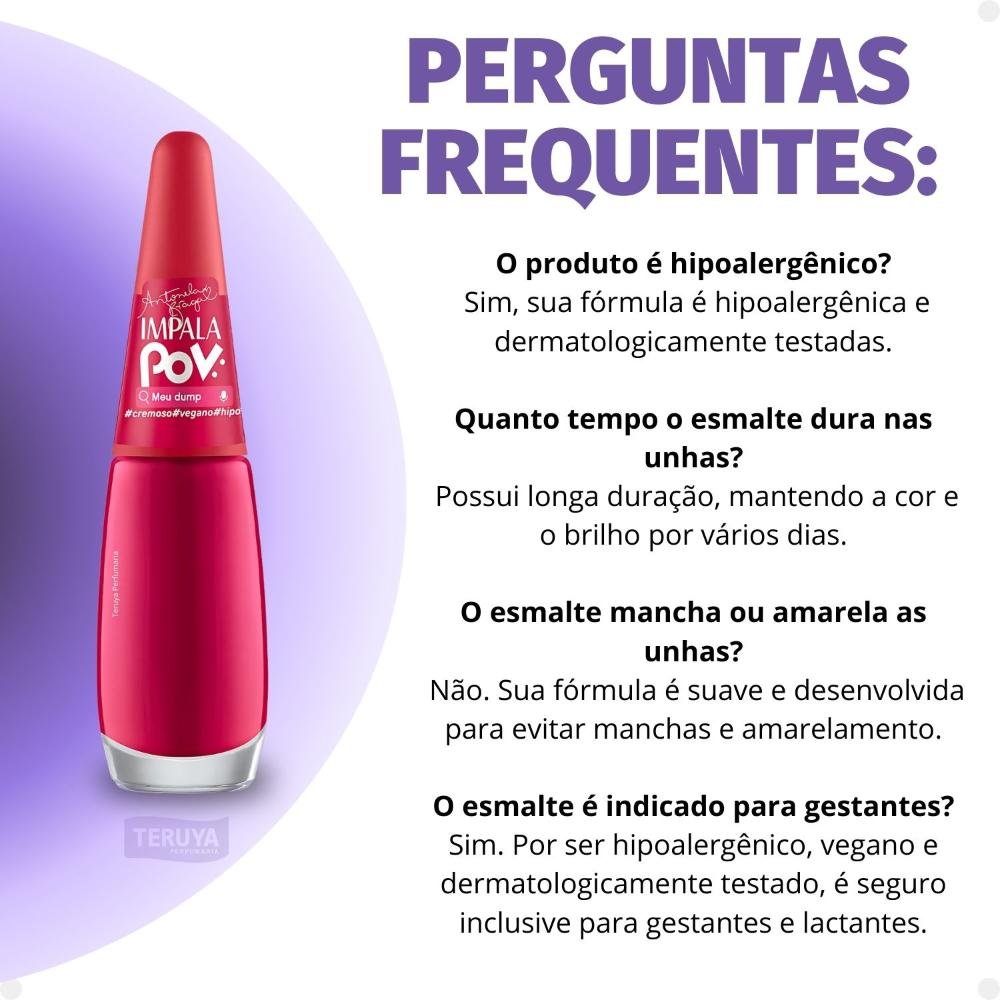 Esmalte Cremoso Impala Pov Meu Dump ÚNICO 7