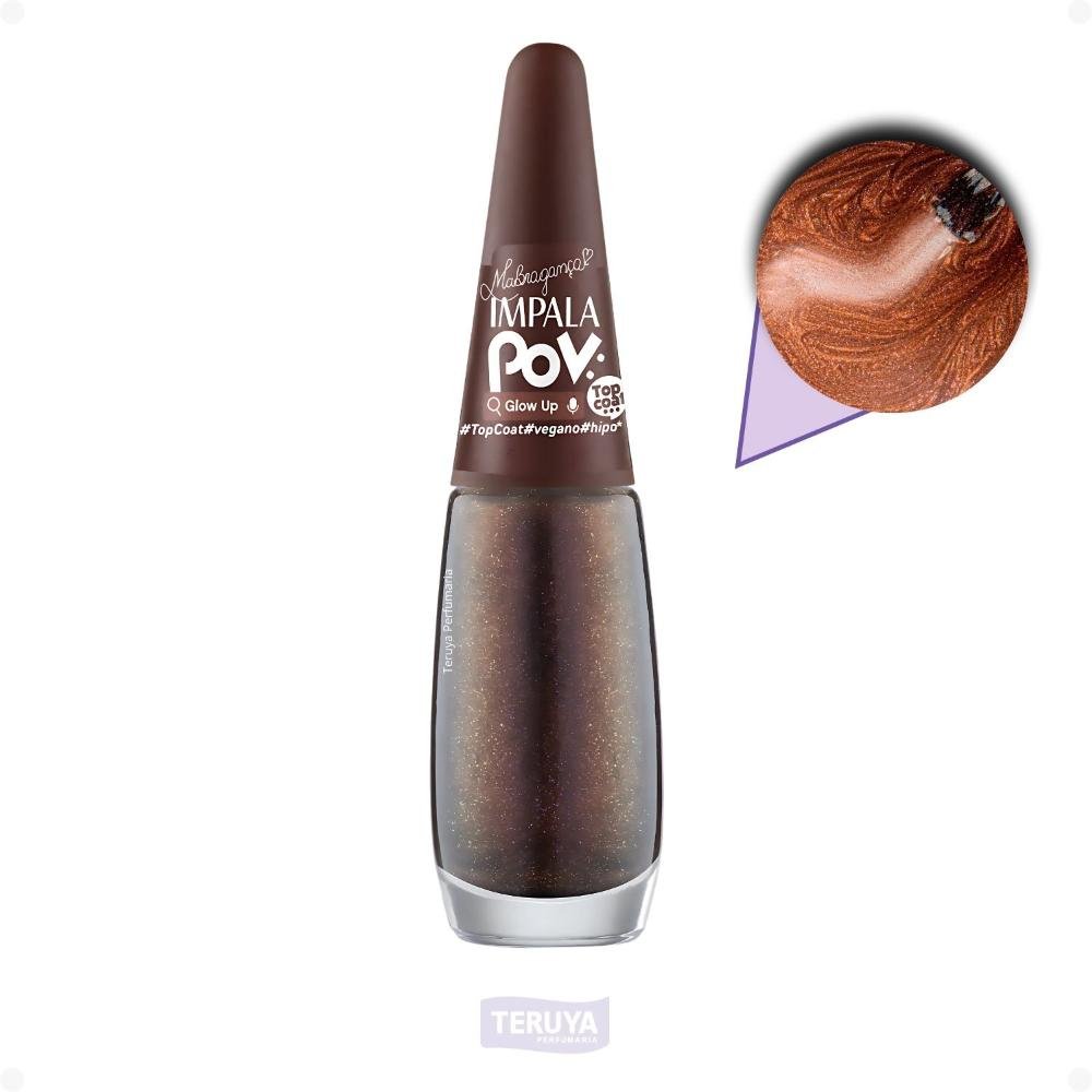 Esmalte Top Coat Impala Pov Glow Up ÚNICO 3