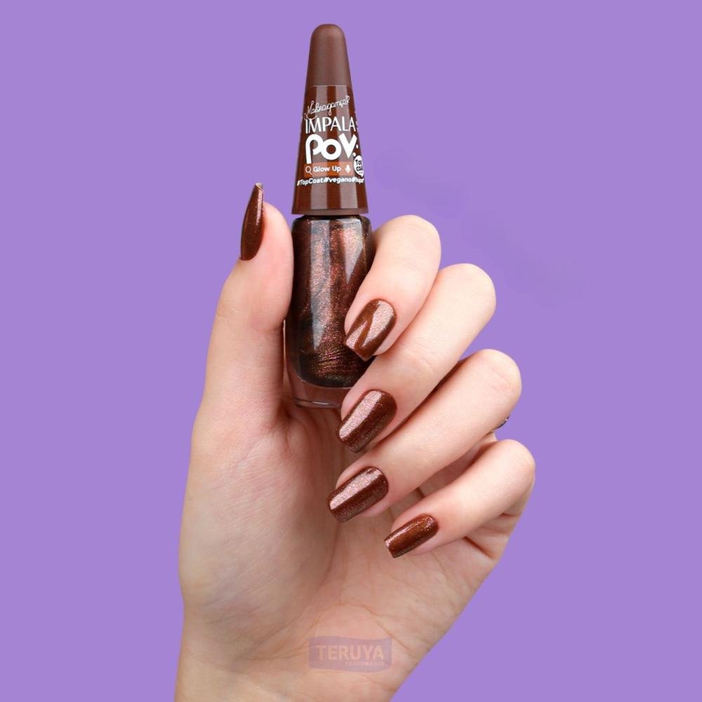 Esmalte Top Coat Impala Pov Glow Up ÚNICO 5