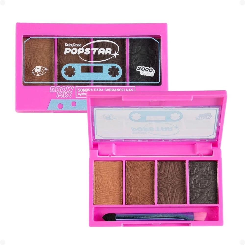 Sombra Para Sobrancelhas Ruby Rose Popstar Brow Mix Hbe2510