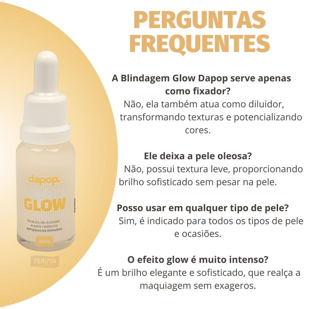 Blindagem Glow Dapop Gold 20ml 20ml 7