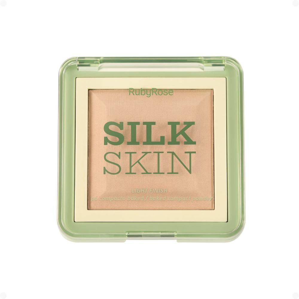 Pó Compacto Ruby Rose Silk Skin Light Finish PC20 HB-M403-2