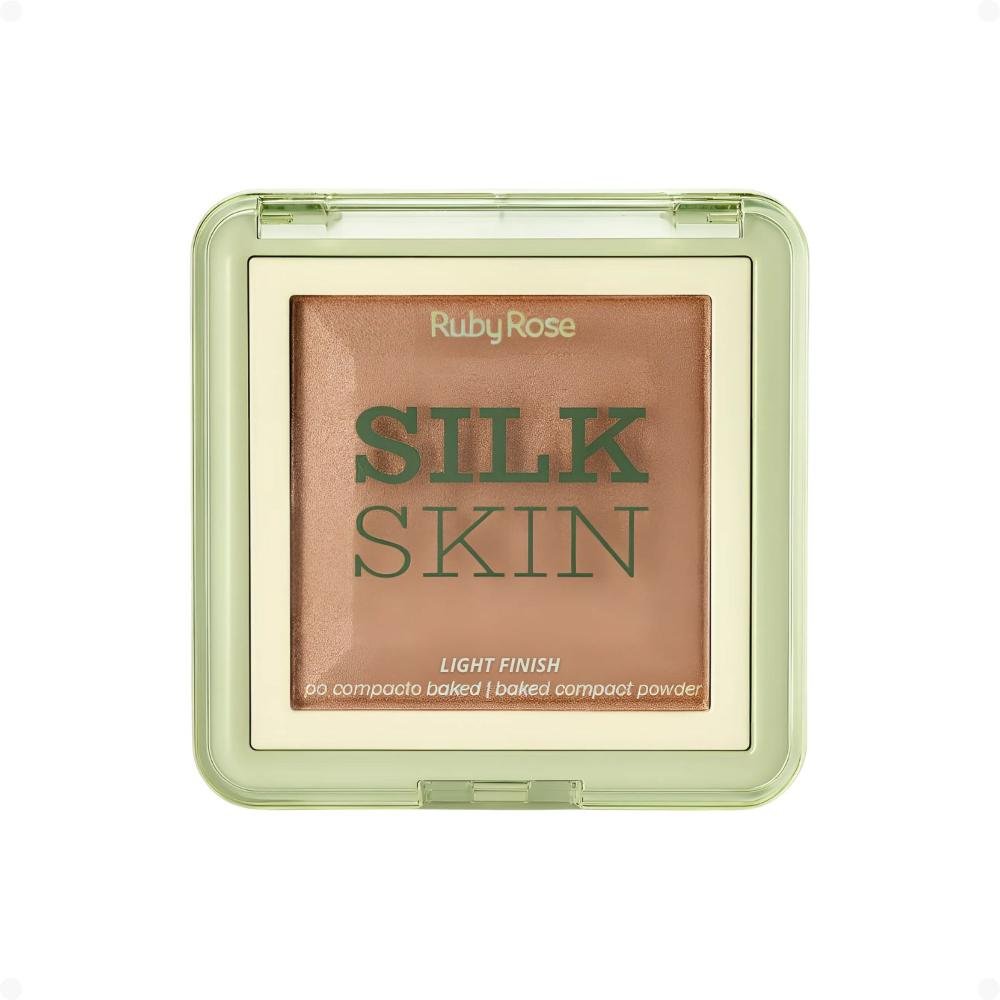 Pó Compacto Ruby Rose Silk Skin Light Finish PC30 HB-M403-3