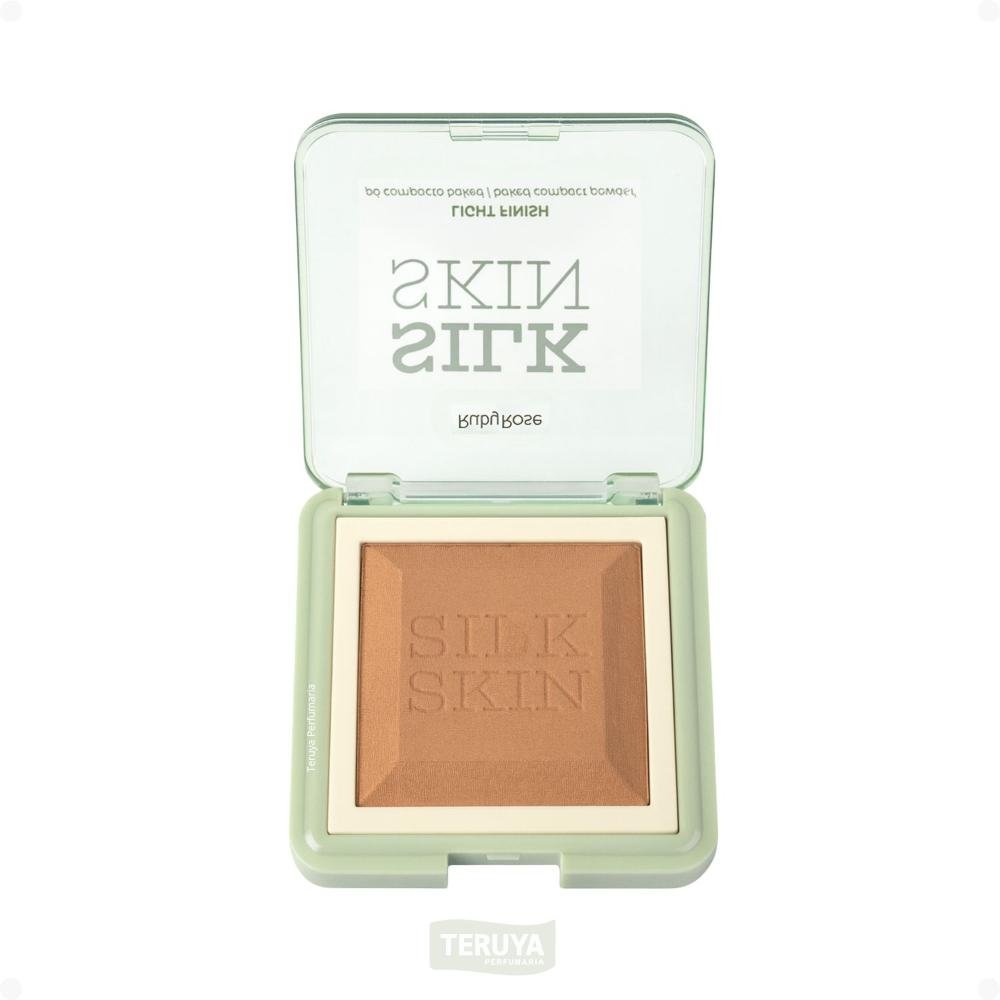 Pó Compacto Ruby Rose Silk Skin Light Finish PC40 HB-M403-4 ÚNICO 3