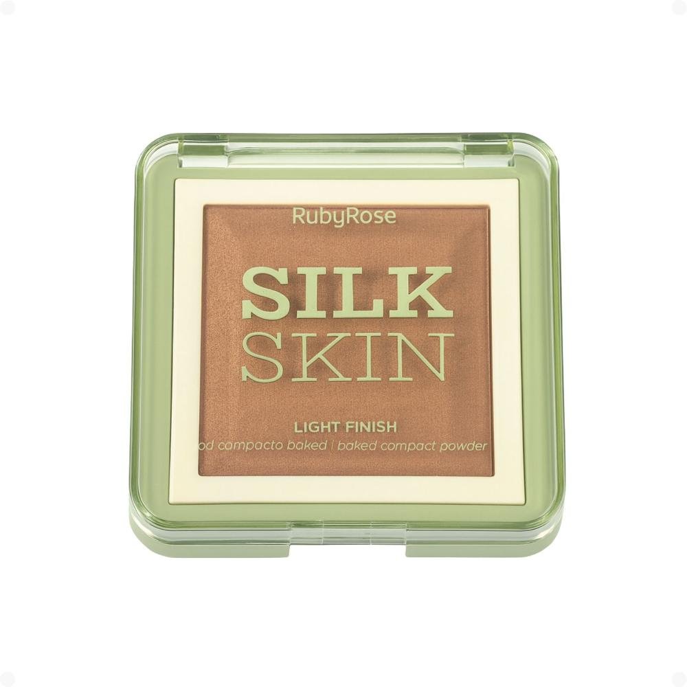 Pó Compacto Ruby Rose Silk Skin Light Finish PC50 HB-M403-5