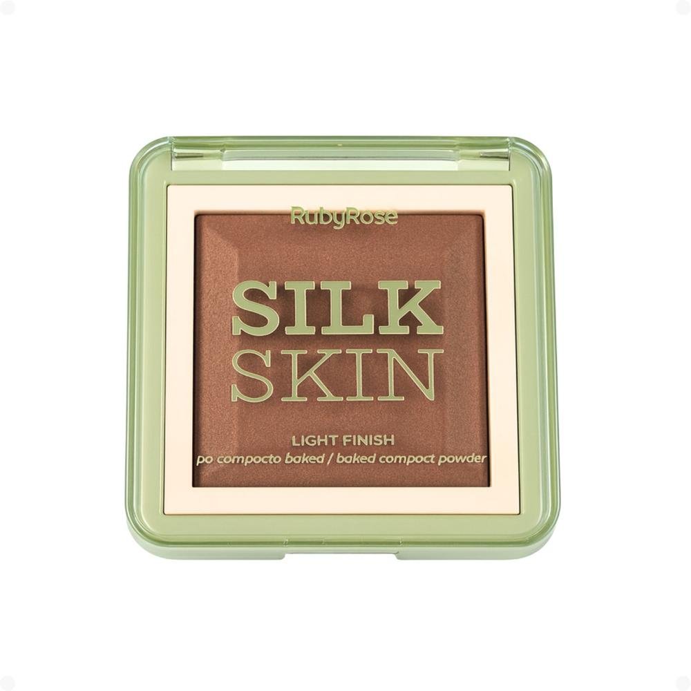 Pó Compacto Ruby Rose Silk Skin Light Finish PC60 HB-M403-6