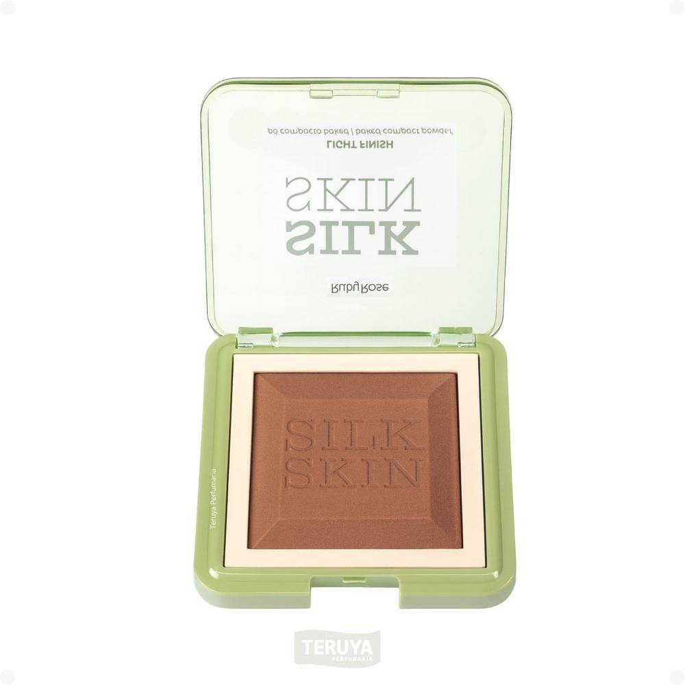 Pó Compacto Ruby Rose Silk Skin Light Finish PC60 HB-M403-6 ÚNICO 3