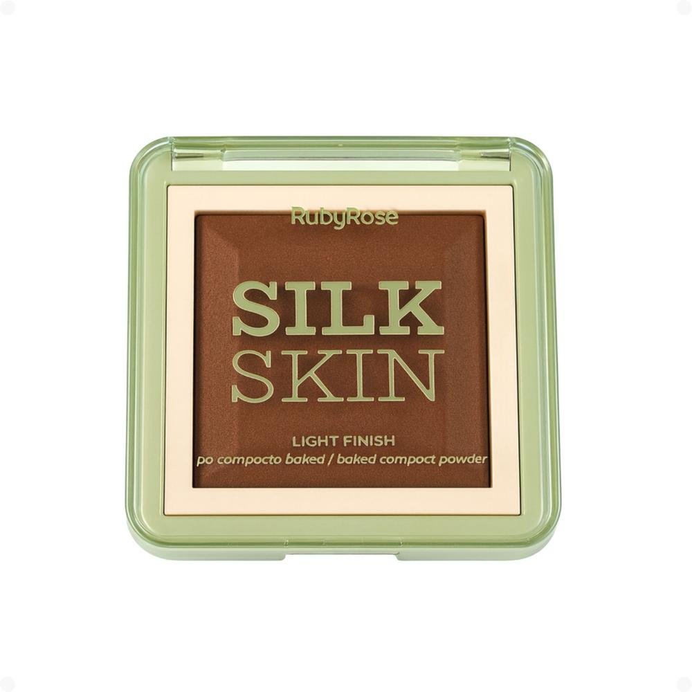 Pó Compacto Ruby Rose Silk Skin Light Finish PC90 HB-M403-9