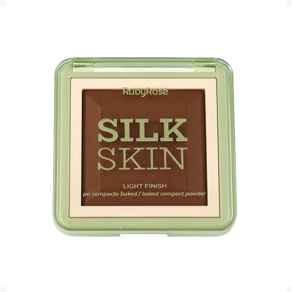 Pó Compacto Ruby Rose Silk Skin Light Finish PC100 HB-M403-10