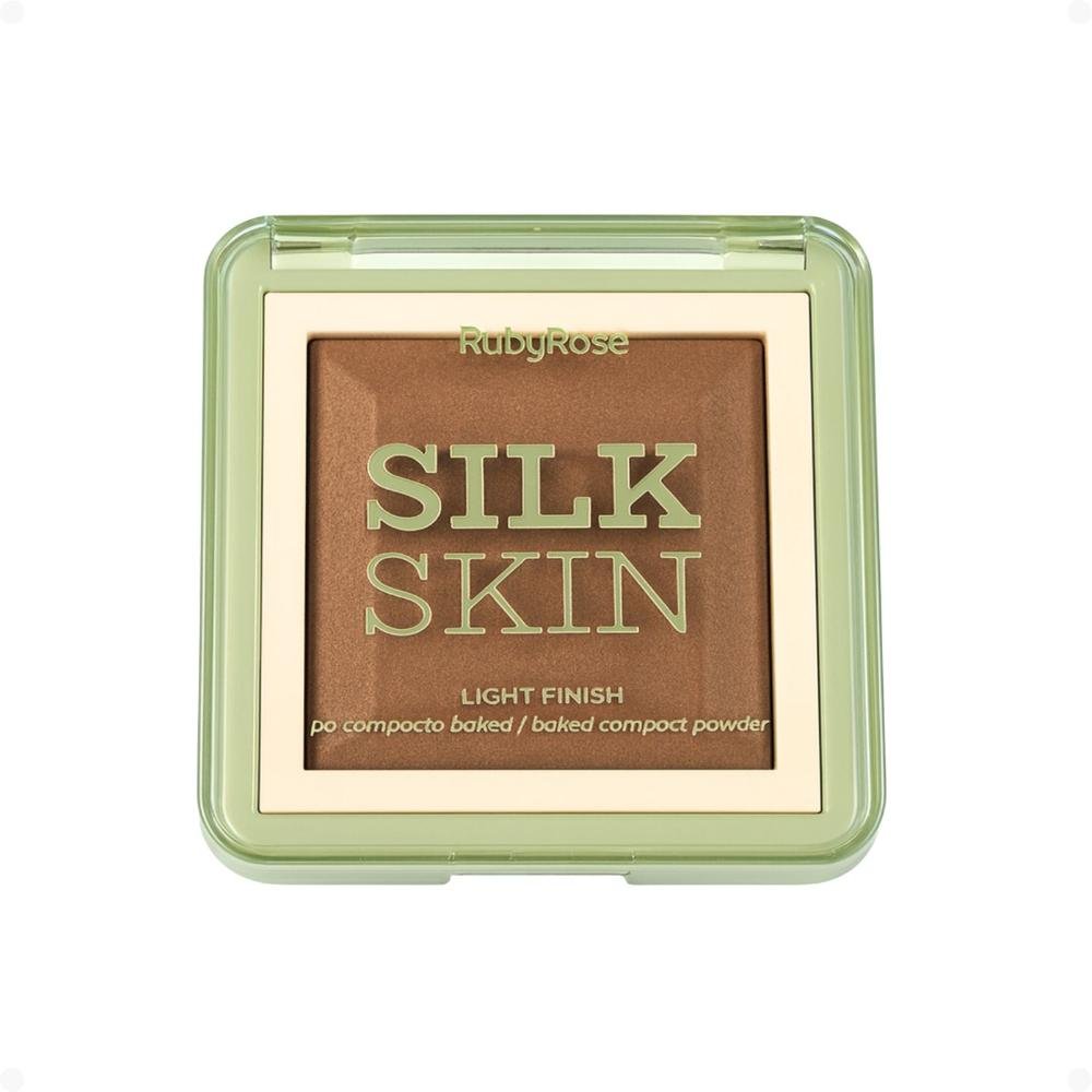 Pó Compacto Ruby Rose Silk Skin Light Finish PC70 HB-M403-7