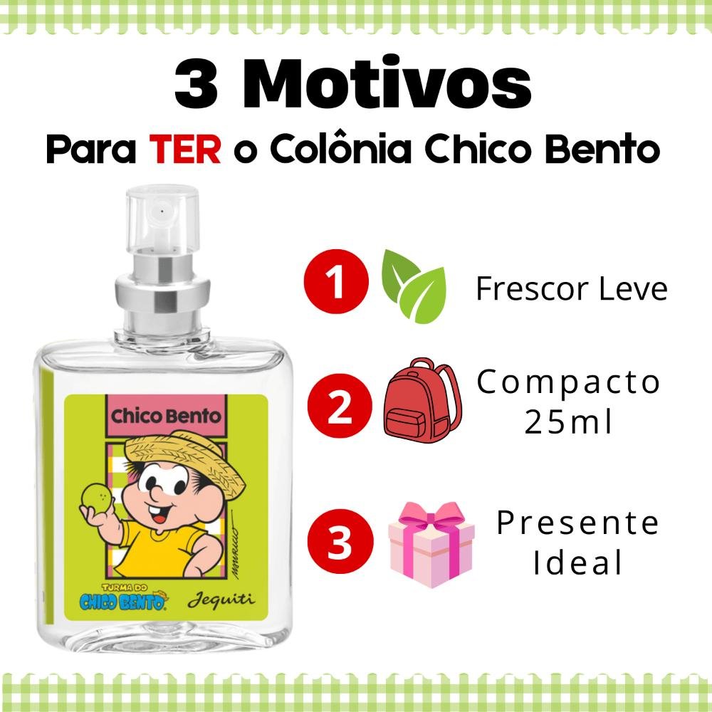 Desodorante Colônia Jequiti Teen Chico Bento 25ml 25ml 4