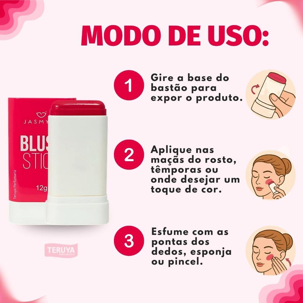 Blush Stick Jasmyne Vivid Pink J0107 12g 7