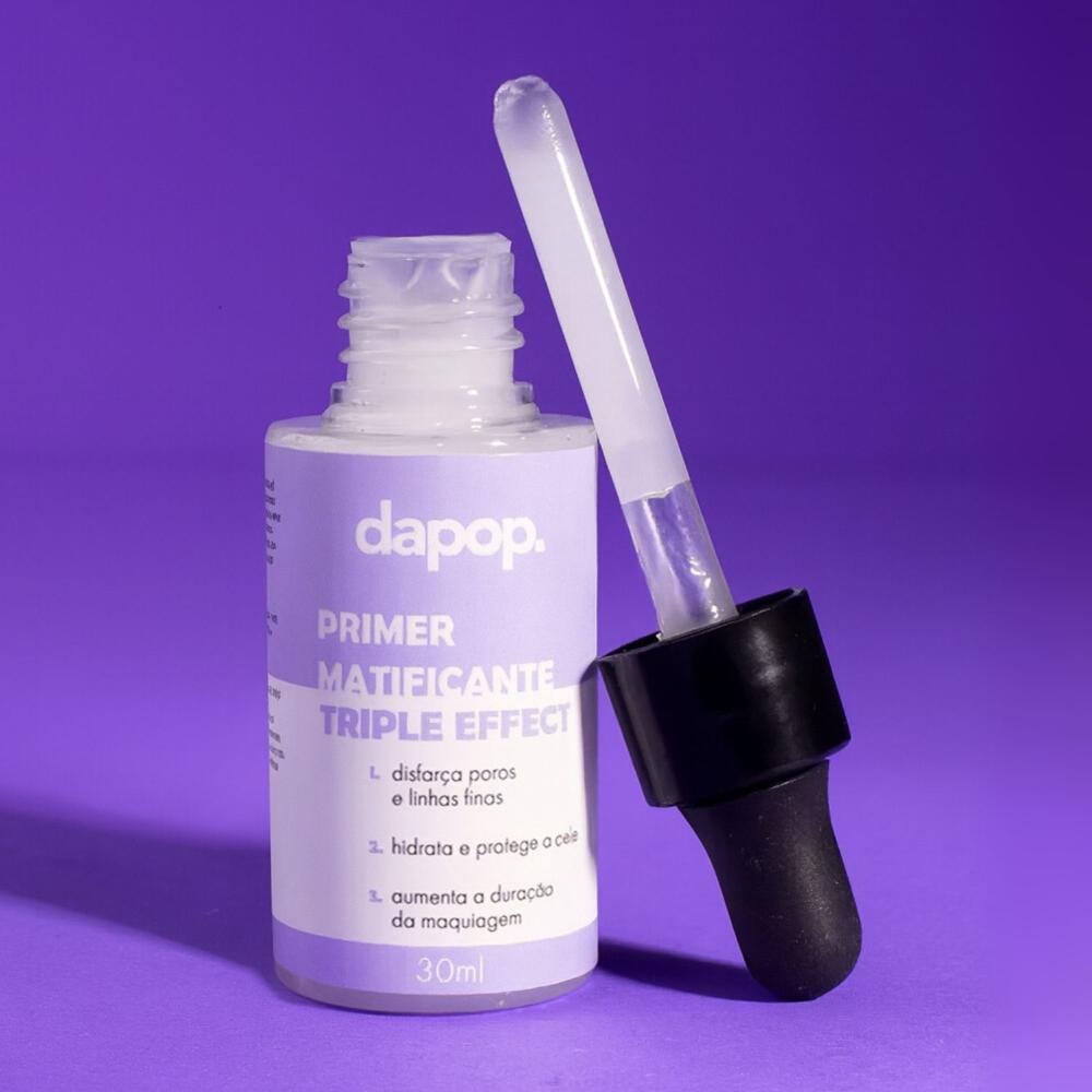 Primer Matificante Dapop Triple Effect 30ml 30ml 3