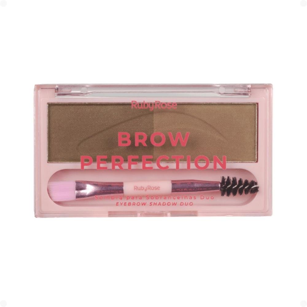 Sombra para Sobrancelhas Duo Ruby Rose Brow Perfection Duo 01 HB-E2501-1 ÚNICO 3