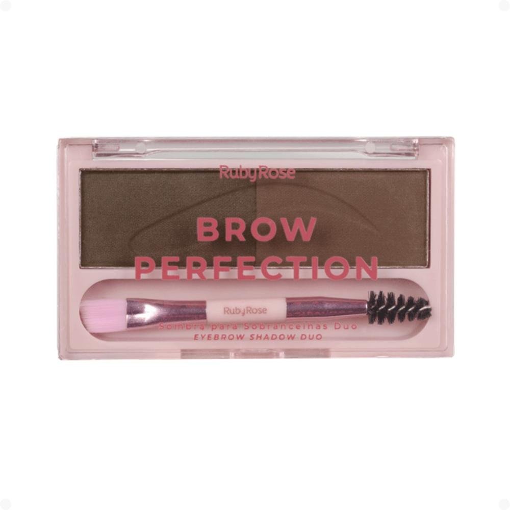 Sombra para Sobrancelhas Duo Ruby Rose Brow Perfection Duo 04 HB-E2501-4 ÚNICO 3