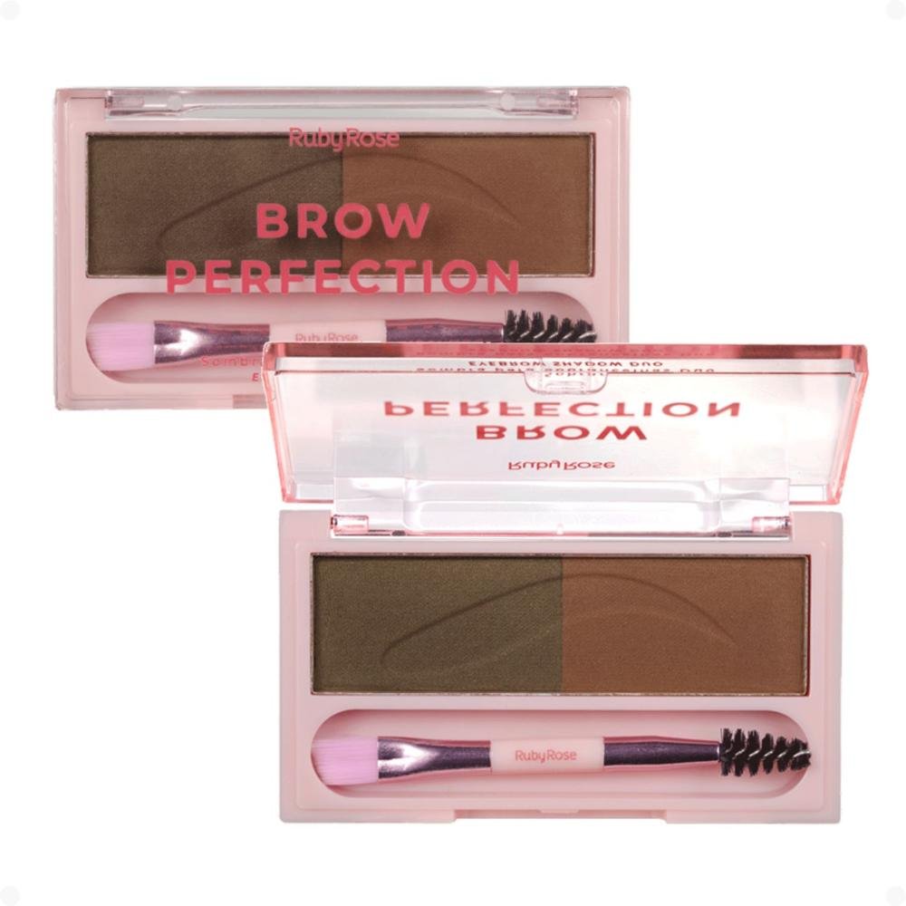 Sombra para Sobrancelhas Duo Ruby Rose Brow Perfection Duo 03 HB-E2501-3