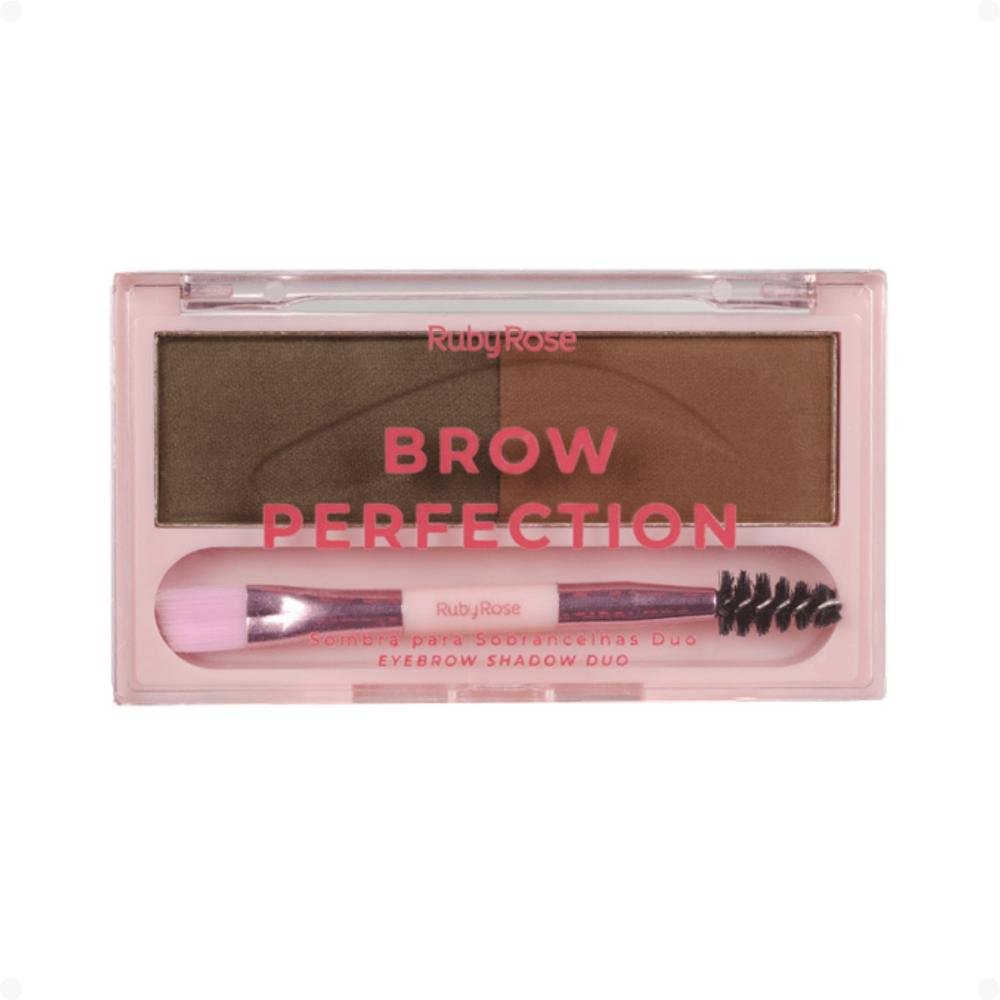 Sombra para Sobrancelhas Duo Ruby Rose Brow Perfection Duo 03 HB-E2501-3 ÚNICO 3