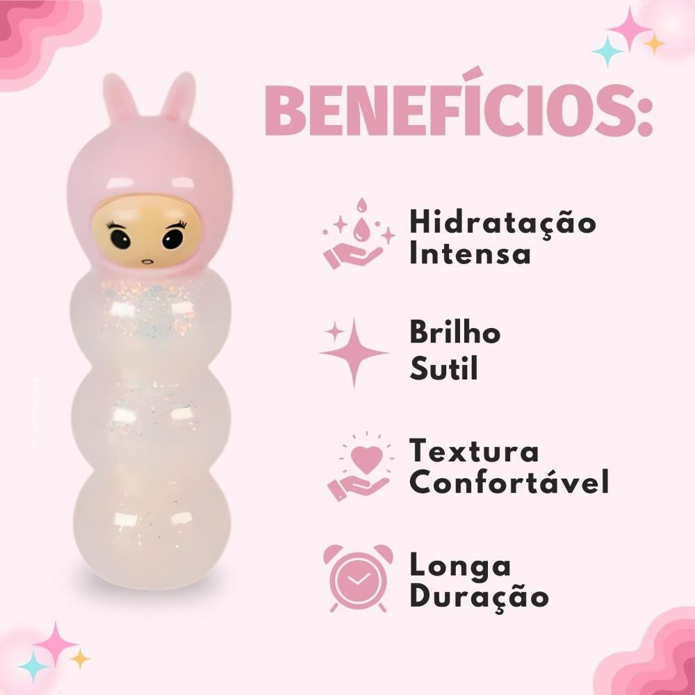 Lip Oil Jasmyne Bonequinha Glow Cor 01 JSJ17012 Cor 01 2