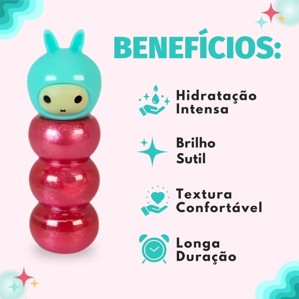 Lip Oil Jasmyne Bonequinha Glow Cor 03 JSJ17012 Cor 03 2